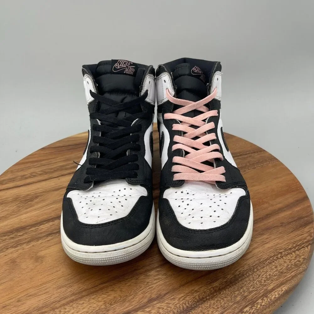 Nike Air Jordan 1 Retro High Shoes Mens Size 12 White Black Retro Sneakers
